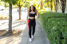 Load image into Gallery viewer, Ready to Ship | The Roxie - Red Panel Full Length Leggings