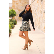 Load image into Gallery viewer, Ready to Ship | The Kylie Leopard Skort - Round 4