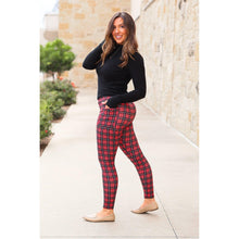 Load image into Gallery viewer, Ready to Ship | The Holly Plaid Leggings ROUND 1