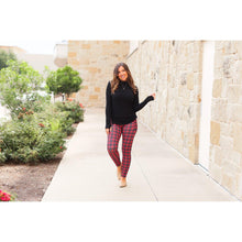 Load image into Gallery viewer, Ready to Ship | The Holly Plaid Leggings ROUND 1