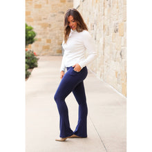 Load image into Gallery viewer, Ready to Ship | Navy FLARE Leggings with Pocket*