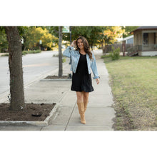 Load image into Gallery viewer, Julia Rose Dakota Dress women’s boutique midi dress front view, Woman wearing Julia Rose Dakota Dress casual everyday outfit