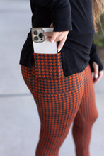 Load image into Gallery viewer, PreOrder | The Autumn Houndstooth Full Length Leggings
