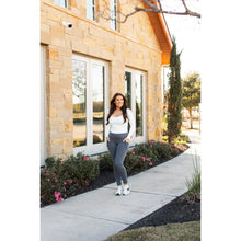Load image into Gallery viewer, Ready to Ship | Charcoal FLEECE Full Length Leggings with Pockets* - Luxe Leggings by Julia Rose®