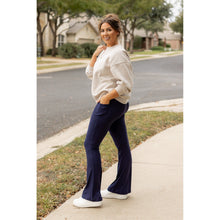 Load image into Gallery viewer, Ready to Ship | The Mila - 30" NAVY Bootcut Leggings with Pockets*