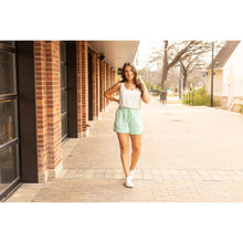 Load image into Gallery viewer, Julia Rose The Emelia mint terry cloth shorts women’s casual lounge shorts