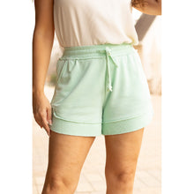 Load image into Gallery viewer, Julia Rose The Emelia mint terry cloth shorts women’s casual lounge shorts