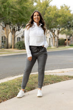 Load image into Gallery viewer, Ready to Ship | The Cindy Charcoal Joggers - Luxe Leggings by Julia Rose®