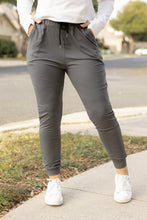 Load image into Gallery viewer, Ready to Ship | The Cindy Charcoal Joggers - Luxe Leggings by Julia Rose®