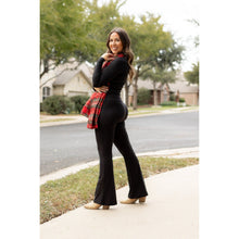 Load image into Gallery viewer, Ready to Ship | The Vanessa - 30 inch Black Bootcut Leggings R3