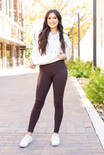 Load image into Gallery viewer, PreOrder | The Becca - BROWN Crossover Full Length Leggings with Pockets R2 - Luxe Leggings by Julia Rose®