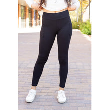 Load image into Gallery viewer, PreOrder | BLACK FULL-LENGTH Leggings with POCKET - Luxe Leggings by Julia Rose® R5