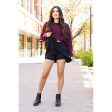 Load image into Gallery viewer, Ready to Ship | The Brielle Black Skort - Round 7