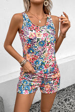 Load image into Gallery viewer, Multicolor Floral Print Zipped Flip Flop Sandals