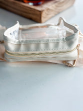 Load image into Gallery viewer, Chelsey Clear Stadium Bag "Cream"