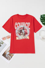 Load image into Gallery viewer, Red COWBOY Vintage Tee