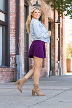 Load image into Gallery viewer, The Bailey Purple Skort