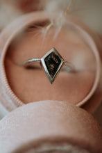 Load image into Gallery viewer, Priza Rutilated Black Sterling Silver Ring
