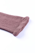 Load image into Gallery viewer, Plum Waffle Knit Top