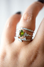 Load image into Gallery viewer, Mya 3PC Sterling Silver Ring Set