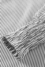 Load image into Gallery viewer, Black Striped Casual Blouse
