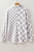 Load image into Gallery viewer, Checkerboard Button Up Shacket