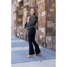 Load image into Gallery viewer, Ready to Ship | The Natalie Black Super Flare Leggings