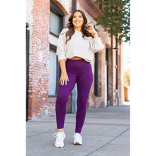 Load image into Gallery viewer, Ready to Ship | The Kinsley Purple Full Length Leggings - Luxe Leggings by Julia Rose®