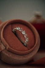 Load image into Gallery viewer, Trisha Pink Heart Sterling Silver Ring Band