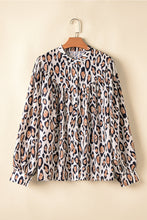 Load image into Gallery viewer, Oversized Leopard Blouse
