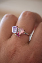 Load image into Gallery viewer, Maci 3-Stone Sterling Silver Ring