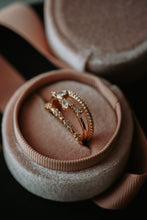 Load image into Gallery viewer, Zuri 3PC Champagne Gold Ring Set