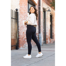 Load image into Gallery viewer, “Buttery soft black leggings for women with high waistband