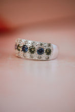 Load image into Gallery viewer, Aimee Multicolor Gemstones Sterling Silver Ring