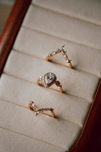 Load image into Gallery viewer, Anja 3PC Champagne Gold Ring Set