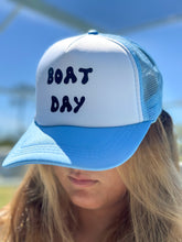 Load image into Gallery viewer, Value Foam Trucker Hat "Boat Day"