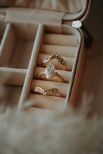 Load image into Gallery viewer, Janece 3PC Champagne Gold Ring Set