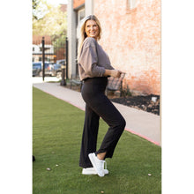 Load image into Gallery viewer, Ready to Ship | The Madison - Straight Leg Black Leggings with Pockets