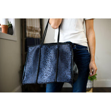 Load image into Gallery viewer, Ready To Ship | The Marissa - Black Leopard Neoprene Tote