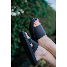 Load image into Gallery viewer, PreOrder | Black Insanely Comfy -Beach or Casual Slides