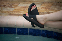 Load image into Gallery viewer, PreOrder | Black Insanely Comfy -Beach or Casual Slides