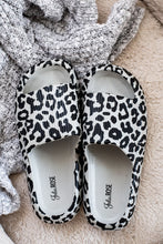 Load image into Gallery viewer, Ready to Ship | Gray Leopard Insanely Comfy -Beach or Casual Slides
