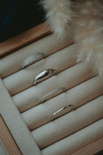 Load image into Gallery viewer, Dainty Halos Silver Band