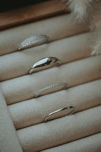 Load image into Gallery viewer, Dainty Halos Silver Band