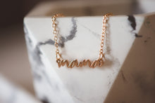 Load image into Gallery viewer, Mama Cursive Necklace