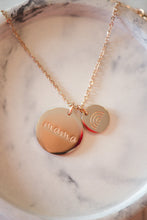 Load image into Gallery viewer, Mama Round Two-Piece Pendant Necklace