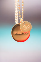 Load image into Gallery viewer, Mama Round Two-Piece Pendant Necklace