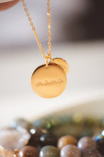 Load image into Gallery viewer, Mama Round Two-Piece Pendant Necklace