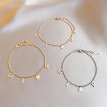 Load image into Gallery viewer, Dina Letter Star Bracelet