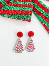 Load image into Gallery viewer, "Sparkly Christmas Tree" Dangles